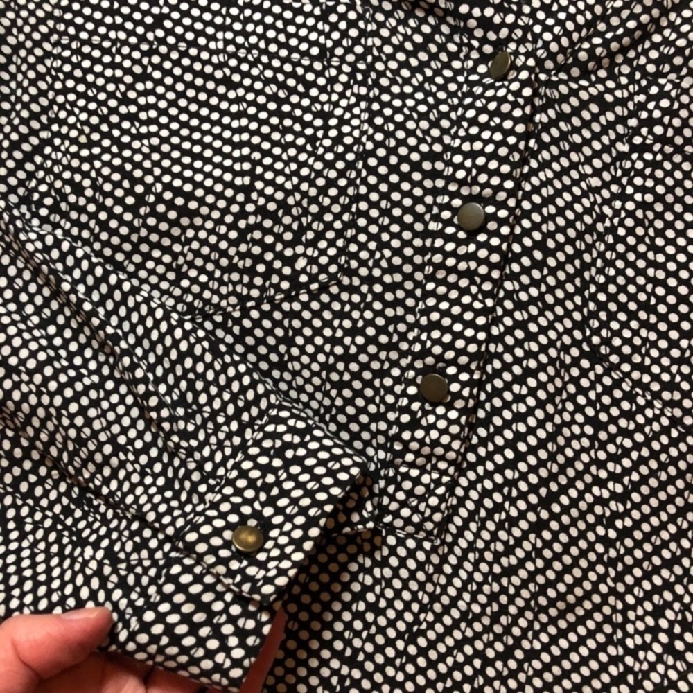 Nwot Como Classic Basic Polka Dot Pattern Tunic S - image 2